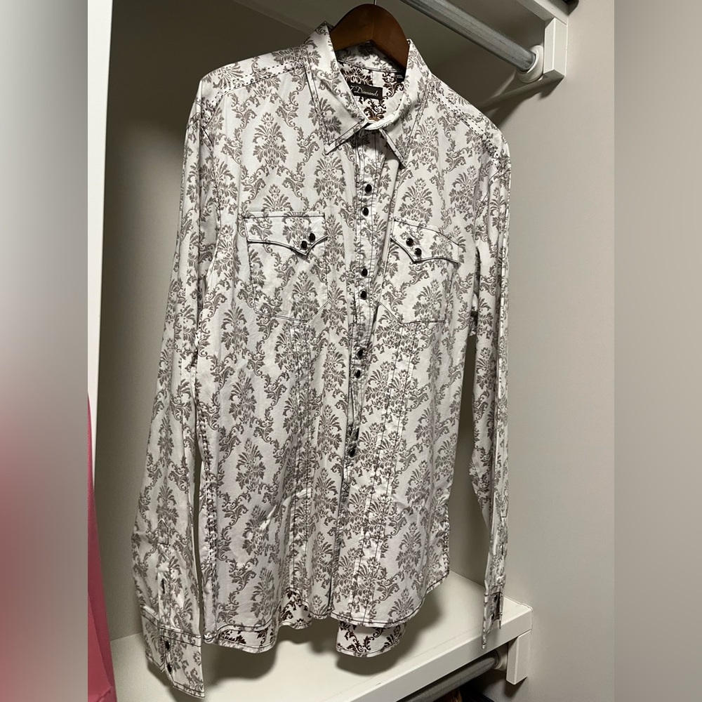 7Diamonds pearl-snap dress shirt